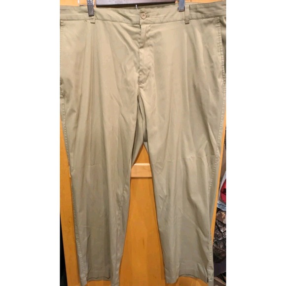 Nike Golf Men’s‎ Pants Trousers Beige 40x30 Lightweight Wicking - Picture 1 of 6